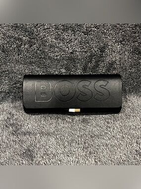Hugo Boss semi-hard sunglasses/eyeglasses case black ( CASE ONLY )